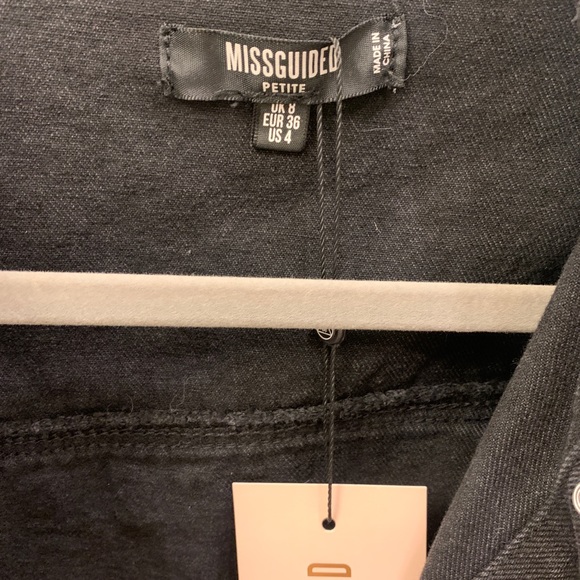 Black Missguided jean jacket - Picture 2 of 2